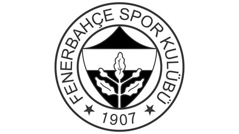 fenerbahce logo schwarz weiß